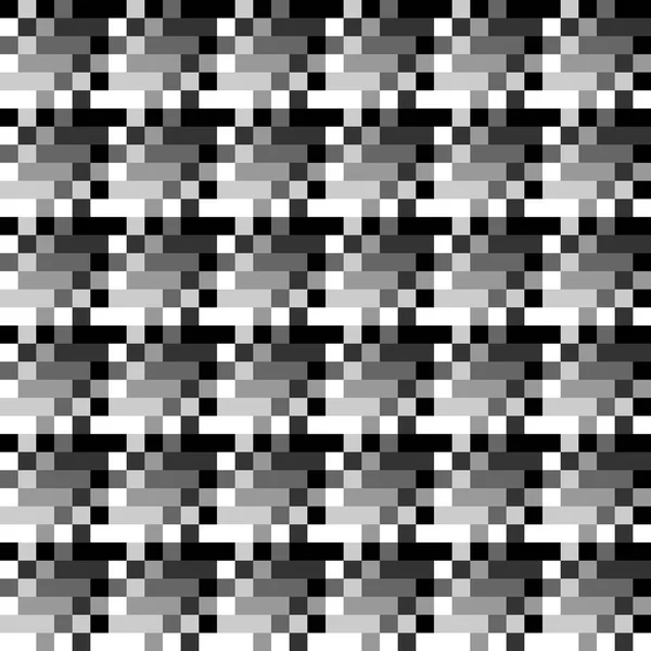 Abstrait noir blanc motif sans couture — Image vectorielle