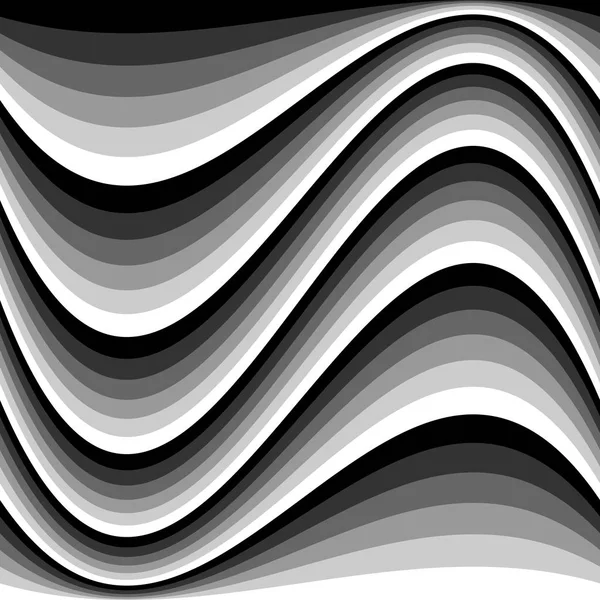 抽象的な黒白のシームレスなパターン — ストックベクタ