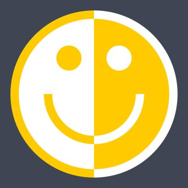 Smiley ifade simgesini veya mutlu güler yüz