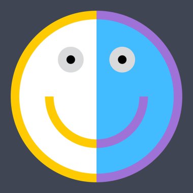 Smiley ifade simgesini veya mutlu güler yüz