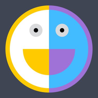 Smiley ifade simgesini veya mutlu güler yüz