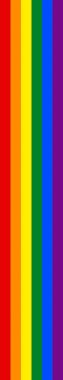 Şerit Gökkuşağı bayrağı LGBTT hareketi