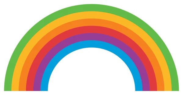 Icono arco iris cinta multicolor Gráficos Vectoriales