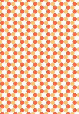 Yuvarlak şekiller Dikişsiz desen renkli