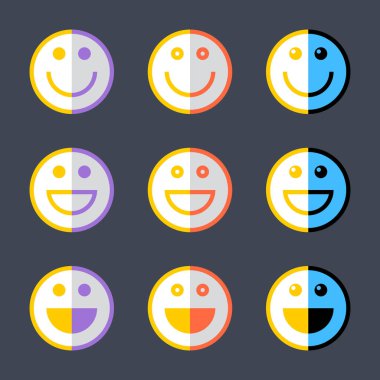 Smiley ifade simgesini veya mutlu güler yüz