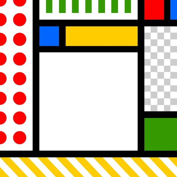 Ontwerpsjabloon voor pop-art stijl — Stockvector