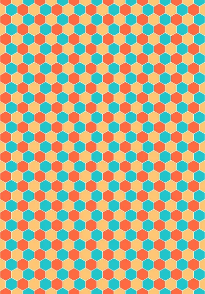 Seamless Hexagon Pattern Honeycomb Texture — Stock Vector