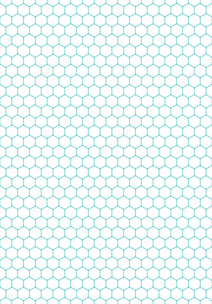 Seamless Pattern Hexagon Shapes Texture