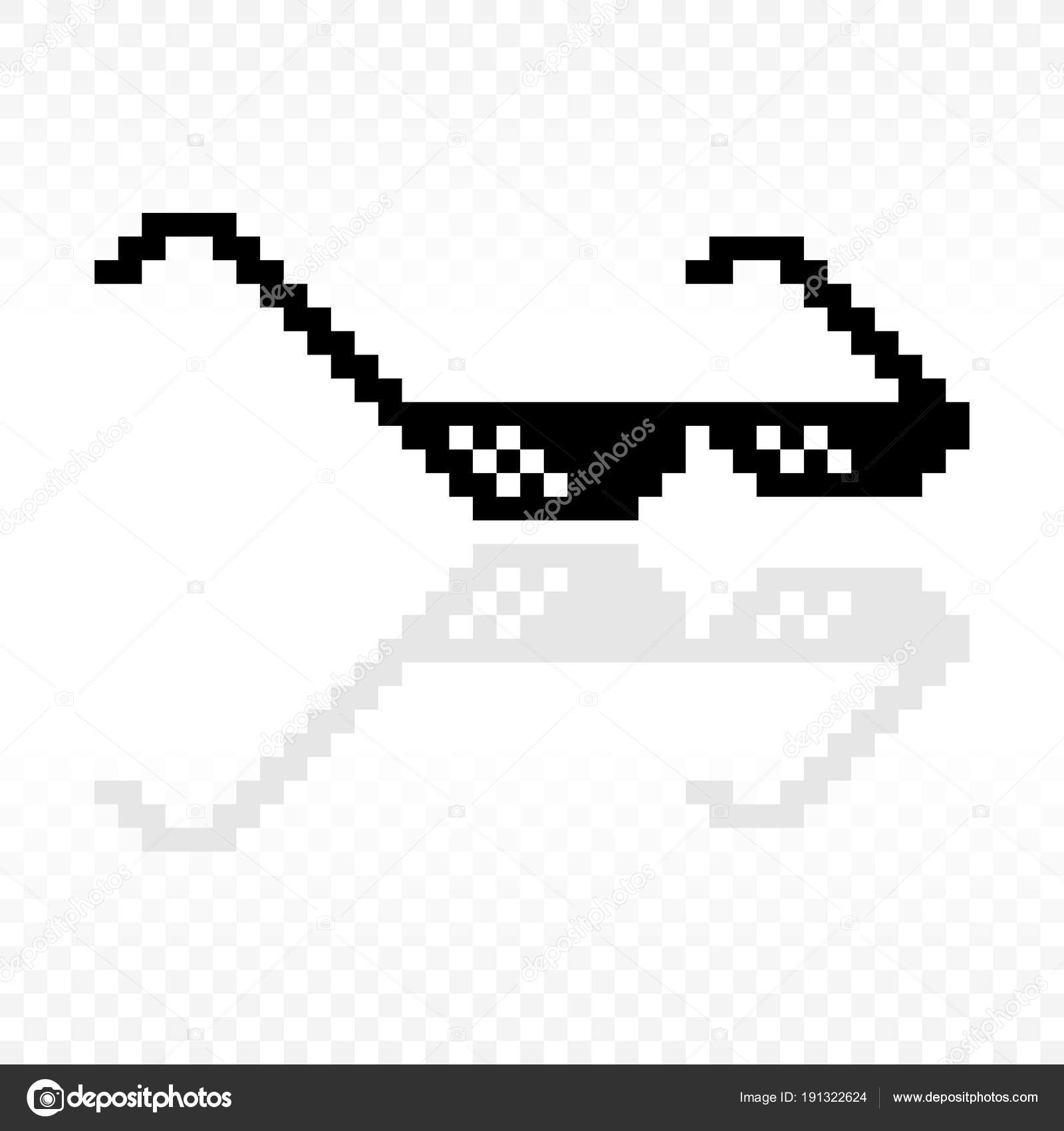 Meme glasses or Thug life or Like a boss or Deal with it Stock Vector Image  by ©ifeelgood #191322624