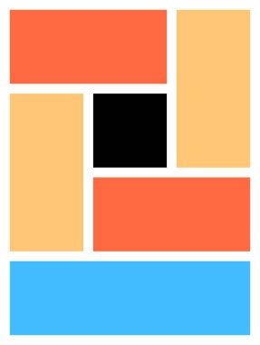 Poster için tasarım şablonu