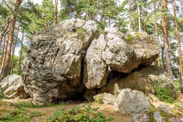 Porvoo şehri. Kırmızı arka plan. Avrupa seyahati. İskandinavya. Eski kasaba. Güzel orman.