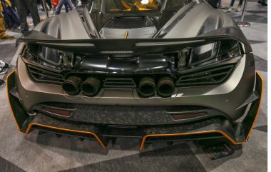 New York. ABD Mayıs 2019. Uluslararası Otomobil Fuarı.