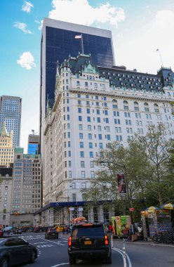 - New York. USAApril 2019. Ünlü bir simge. Skyline mimarisi. Şehir manzarası.