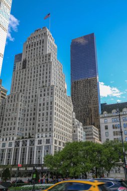 - New York. USAApril 2019. Ünlü bir simge. Skyline mimarisi. Şehir manzarası.