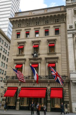 - New York. USAApril 2019. Ünlü bir simge. Skyline mimarisi. Şehir manzarası.