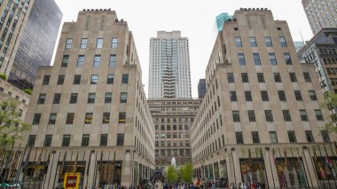 - New York. USAApril 2019. Ünlü bir simge. Skyline mimarisi. Şehir manzarası.