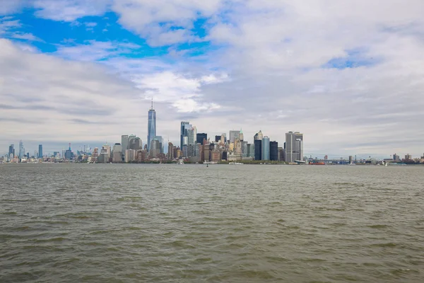 - New York. USAApril 2019. Ünlü bir simge. Skyline mimarisi. Şehir manzarası.