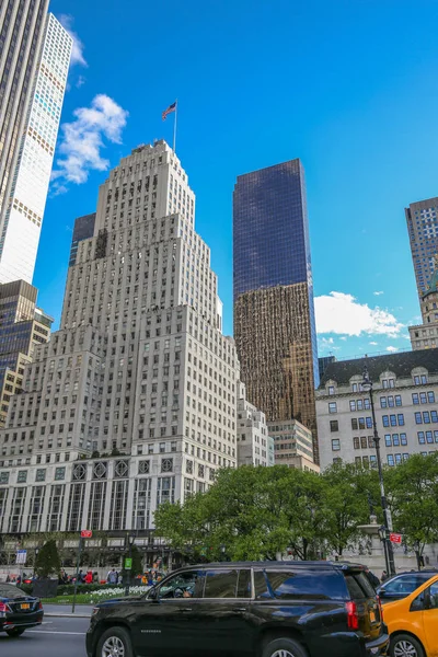 - New York. USAApril 2019. Ünlü bir simge. Skyline mimarisi. Şehir manzarası.