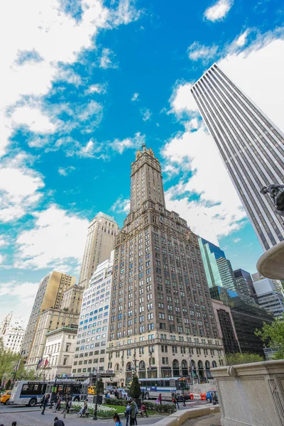 - New York. USAApril 2019. Ünlü bir simge. Skyline mimarisi. Şehir manzarası.