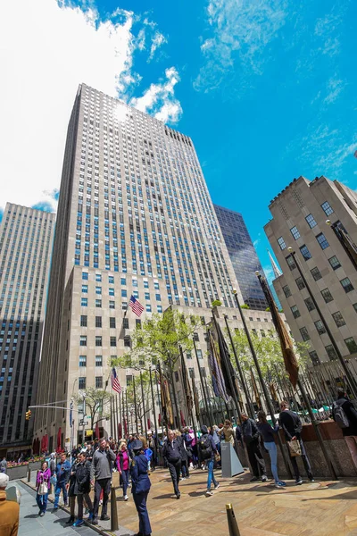 - New York. USAApril 2019. Ünlü bir simge. Skyline mimarisi. Şehir manzarası.