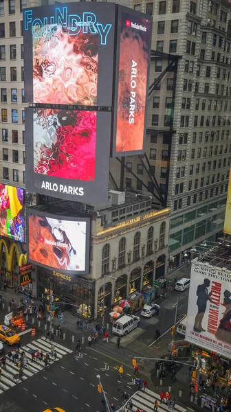 Nueva York Usa Abril 2019 Famoso Hito Arquitectura Líneas Aéreas — Foto de Stock