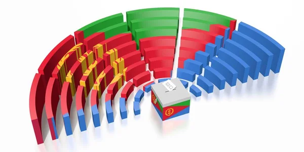 Elecciones al Parlamento en Eritrea - Representación 3D — Foto de Stock