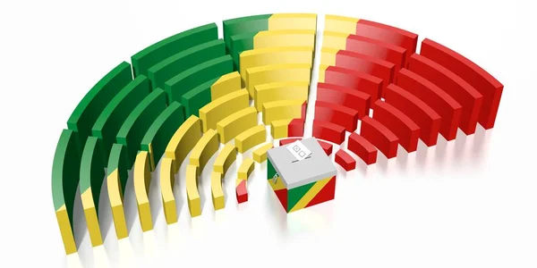 Elecciones al Parlamento en Congo - Representación 3D —  Fotos de Stock