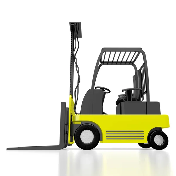 Forklift Makinesi - 3d Rendering — Stok fotoğraf