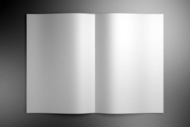 A4 / A5 broşür modeli - 3D oluşturma