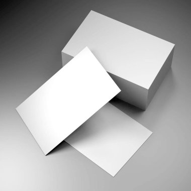 İş Kartı (55x85mm) modelleme - 3d biçimlendirme