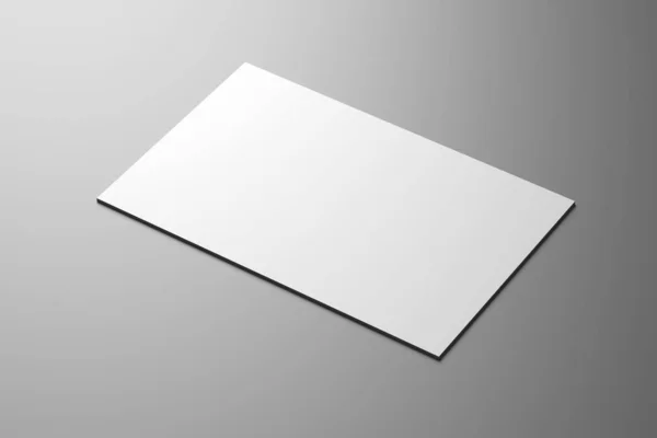 Μακέτα κάρτας επιχειρηματία (55x85mm) - 3d rendering — Φωτογραφία Αρχείου