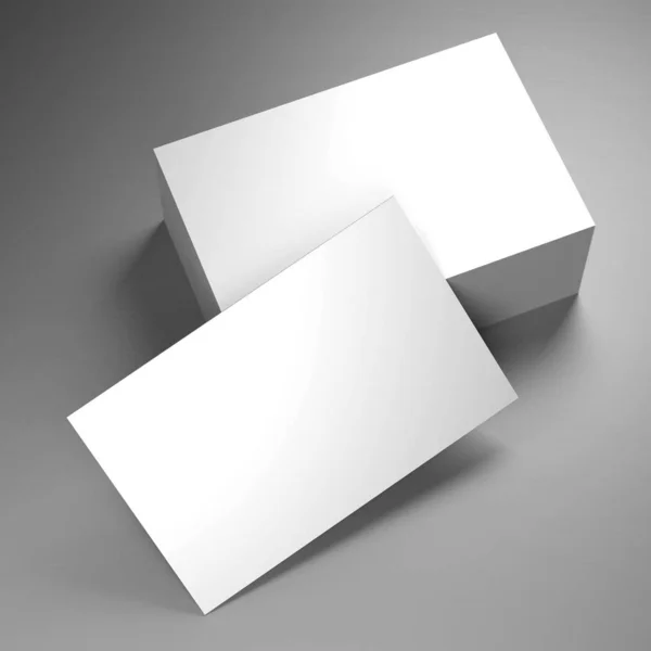 Businesscard (55x85mm) mockup - 3D renderelés — Stock Fotó