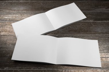 A4 / A5 broşür modeli - içerideki sayfalar - 3d oluşturma