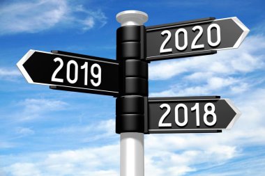 2018 / 2019 / 2020 tabela konsepti - 3D biçimlendirme