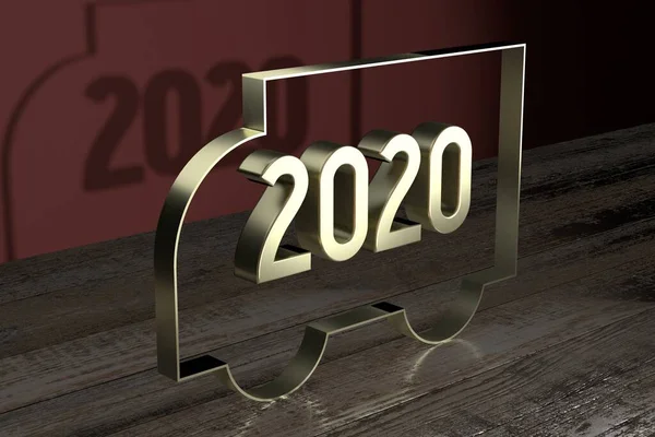 2020 렌더링 — 스톡 사진