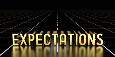 Beklentiler konsepti, yol - 3D canlandırma