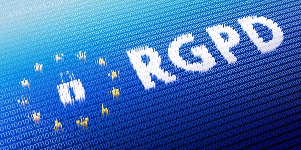 Rgpd / Gdpr - Genel Veri Koruma Yönetmeliği - 3d illüstrasyon