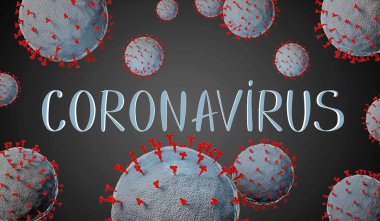 Coronavirus, Covid-19 - 3D illüstrasyon