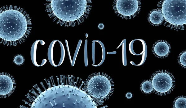 Coronavirus Covid Ілюстрація — стокове фото