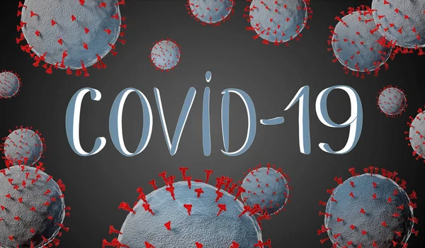 Coronavirus Covid Ілюстрація — стокове фото