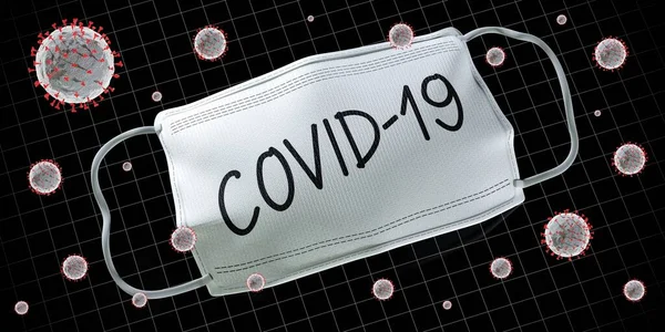 Концепція Coronavirus Sars Cov Covid Ілюстрація — стокове фото
