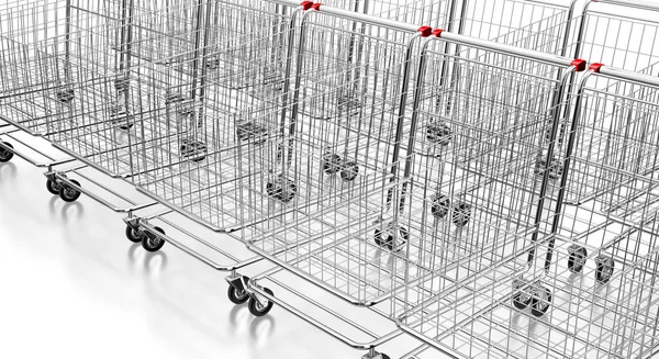 Shopping Carts Illustration — Stock Photo, Image