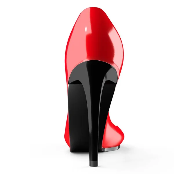 Roter High Heel Schuh Illustration — Stockfoto