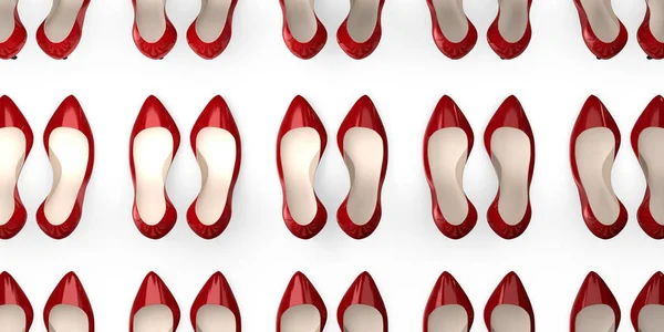 Red High Heel Shoes Illustration — Stock Photo, Image