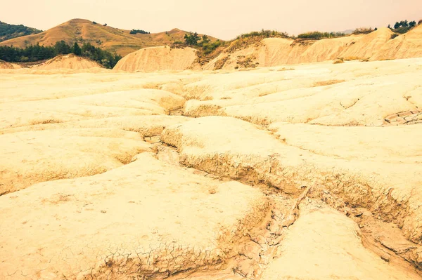 Calado Leito Rio Aquecimento Global Nenhum Conceito Água — Fotografia de Stock