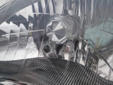 Araba farlarının arkaplan görüntüsü.