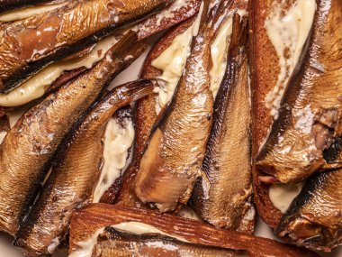 Ekmekli ispanyol sandviçi.