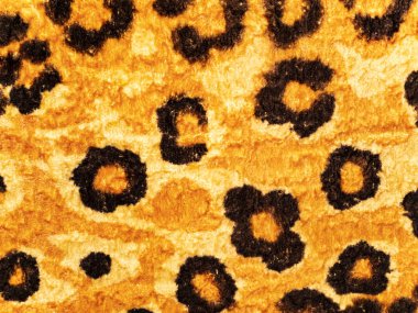 Metin için yeri olan leopar çiçeklerinin kumaş dokusu.