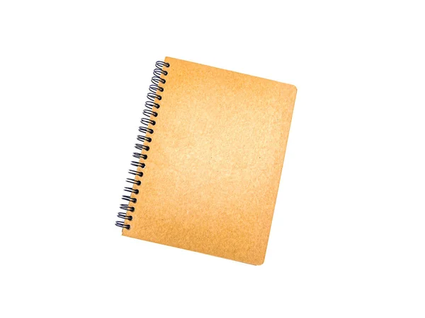 Notebook su sfondo bianco. — Foto Stock