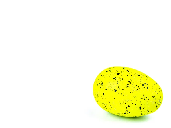 Ovos Páscoa Coloridos Sobre Fundo Branco Férias Religião Cultura Lugar — Fotografia de Stock